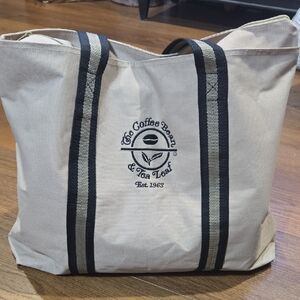 SOVRANO COFFEE BEAN AND TEA TOTE BAG.    #7303